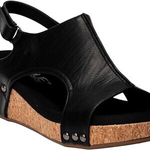 NWT - Corkys Footwear Volta II Sandal - Smooth Black - Size 7